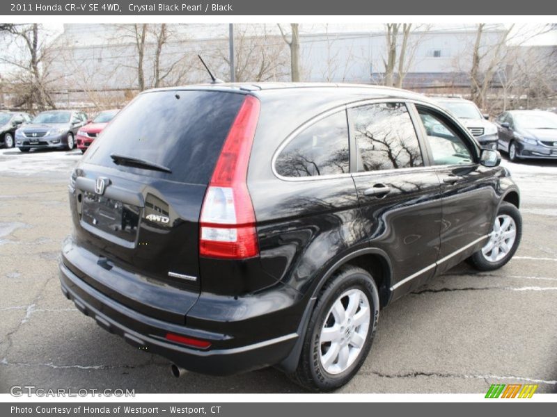 Crystal Black Pearl / Black 2011 Honda CR-V SE 4WD