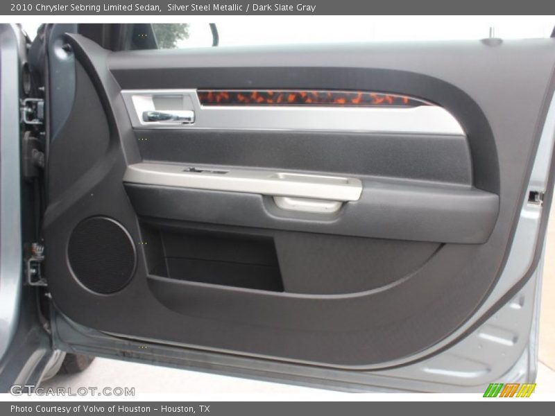 Silver Steel Metallic / Dark Slate Gray 2010 Chrysler Sebring Limited Sedan