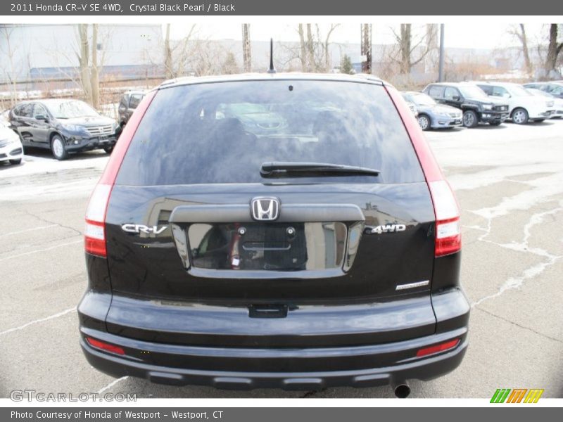 Crystal Black Pearl / Black 2011 Honda CR-V SE 4WD
