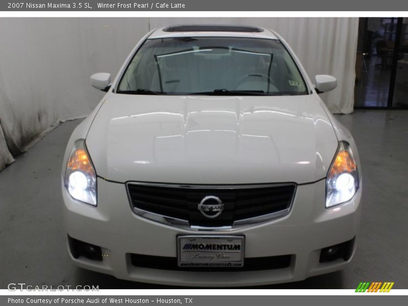 Winter Frost Pearl / Cafe Latte 2007 Nissan Maxima 3.5 SL
