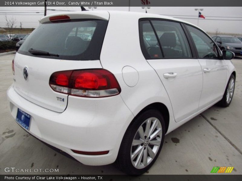 Candy White / Titan Black 2014 Volkswagen Golf TDI 4 Door