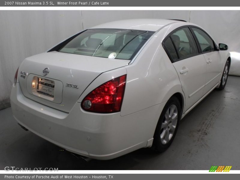 Winter Frost Pearl / Cafe Latte 2007 Nissan Maxima 3.5 SL