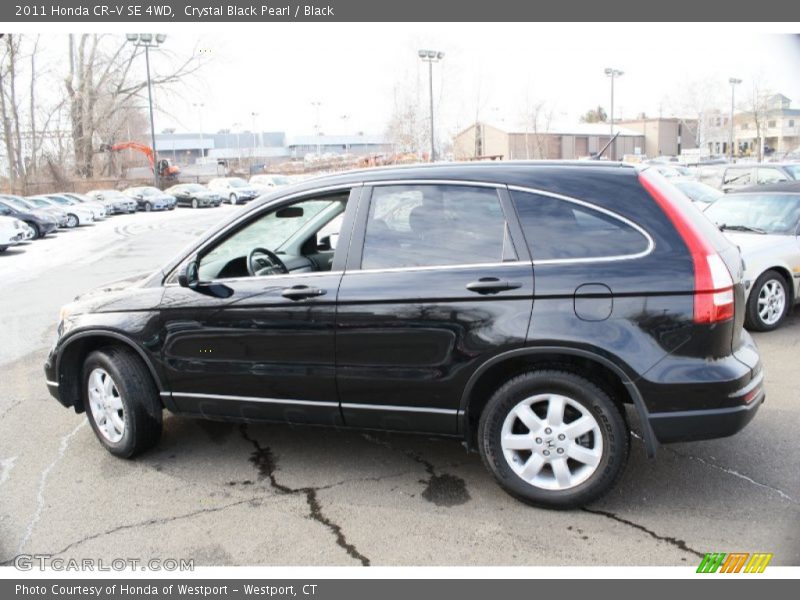 Crystal Black Pearl / Black 2011 Honda CR-V SE 4WD