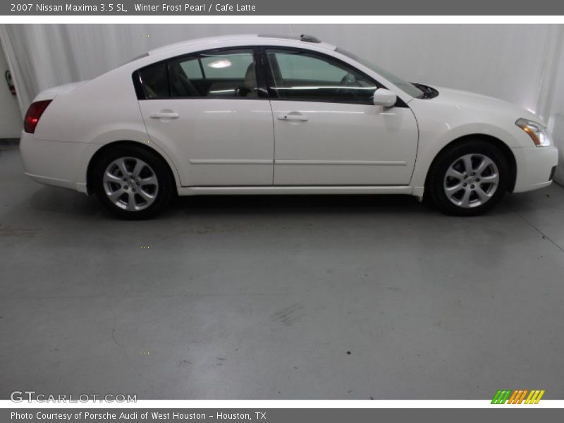 Winter Frost Pearl / Cafe Latte 2007 Nissan Maxima 3.5 SL