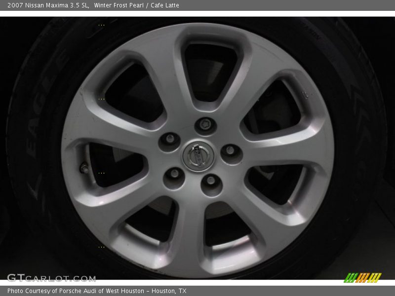 Winter Frost Pearl / Cafe Latte 2007 Nissan Maxima 3.5 SL