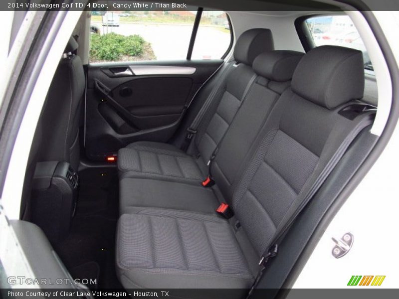 Candy White / Titan Black 2014 Volkswagen Golf TDI 4 Door