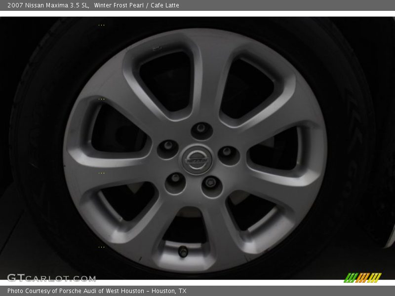 Winter Frost Pearl / Cafe Latte 2007 Nissan Maxima 3.5 SL