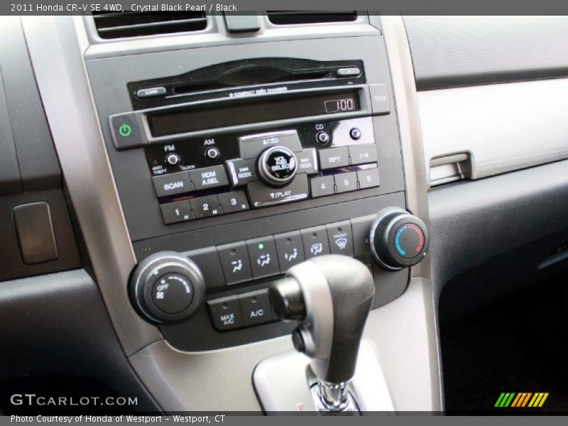 Crystal Black Pearl / Black 2011 Honda CR-V SE 4WD