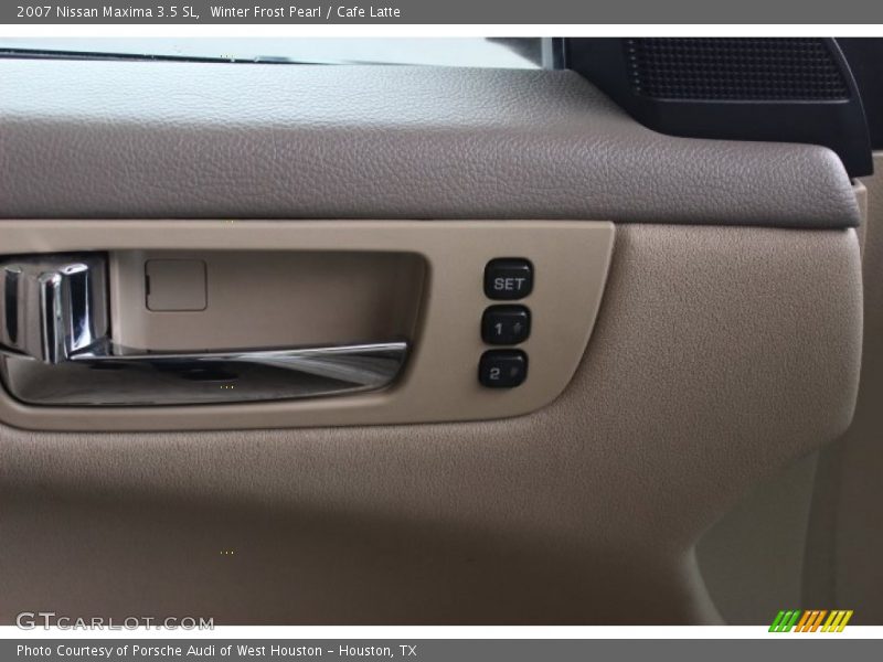 Winter Frost Pearl / Cafe Latte 2007 Nissan Maxima 3.5 SL