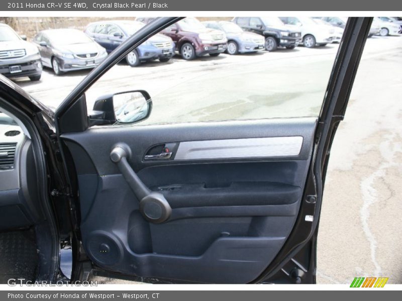 Crystal Black Pearl / Black 2011 Honda CR-V SE 4WD