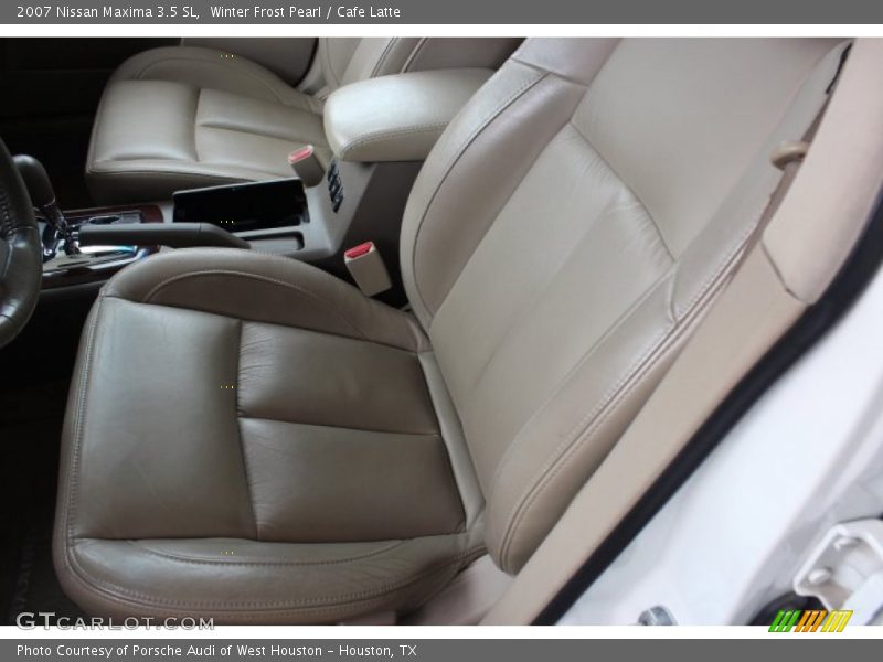 Winter Frost Pearl / Cafe Latte 2007 Nissan Maxima 3.5 SL