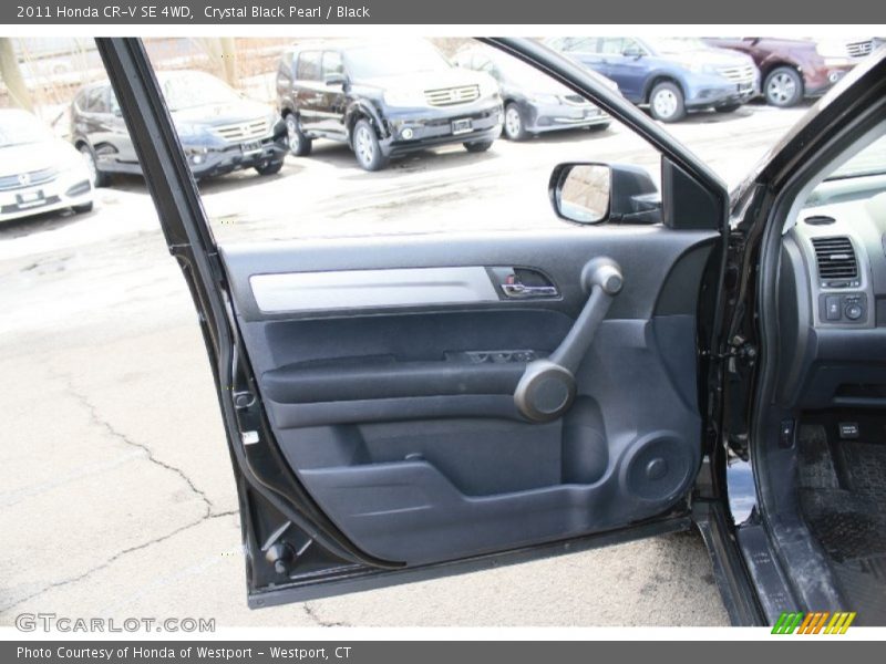 Crystal Black Pearl / Black 2011 Honda CR-V SE 4WD