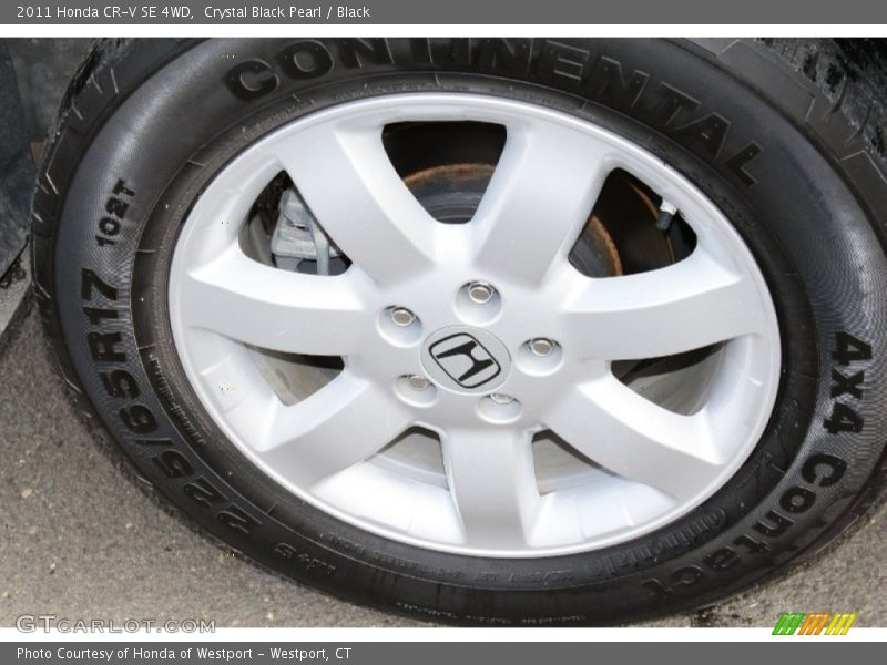 Crystal Black Pearl / Black 2011 Honda CR-V SE 4WD