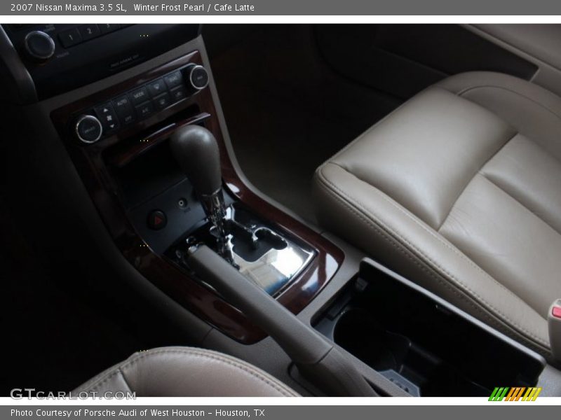Winter Frost Pearl / Cafe Latte 2007 Nissan Maxima 3.5 SL
