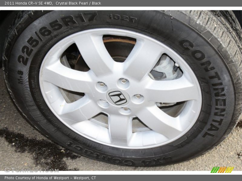 Crystal Black Pearl / Black 2011 Honda CR-V SE 4WD