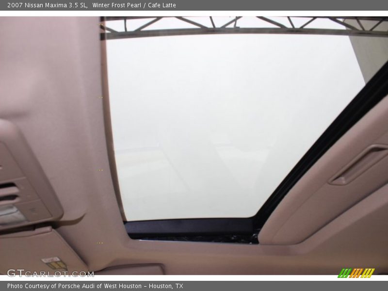 Winter Frost Pearl / Cafe Latte 2007 Nissan Maxima 3.5 SL