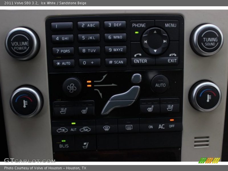 Ice White / Sandstone Beige 2011 Volvo S80 3.2
