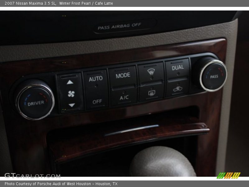 Winter Frost Pearl / Cafe Latte 2007 Nissan Maxima 3.5 SL