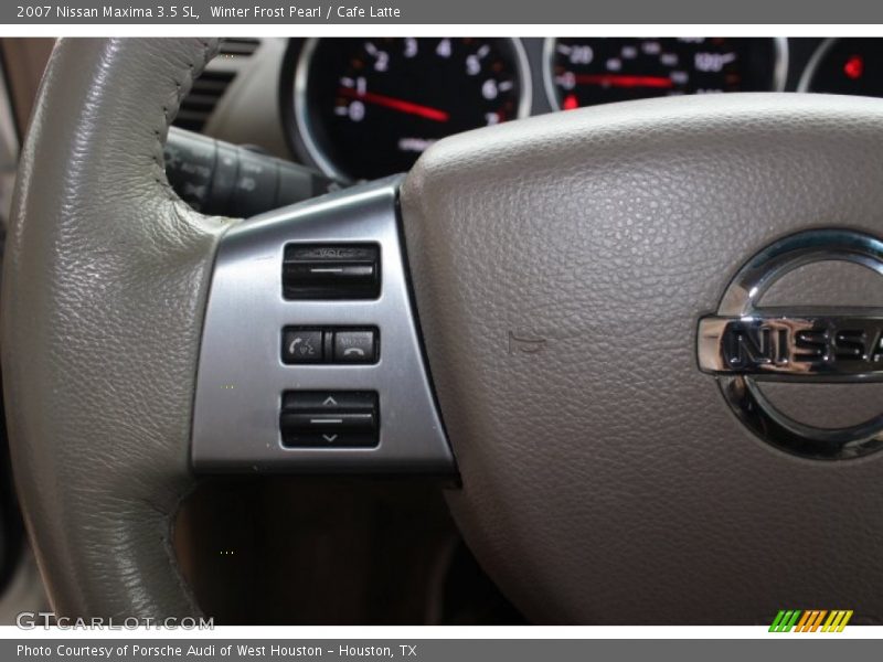 Winter Frost Pearl / Cafe Latte 2007 Nissan Maxima 3.5 SL