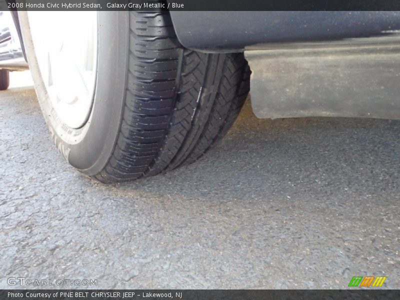 Galaxy Gray Metallic / Blue 2008 Honda Civic Hybrid Sedan