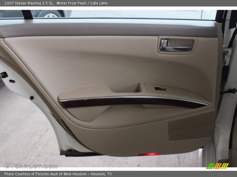 Winter Frost Pearl / Cafe Latte 2007 Nissan Maxima 3.5 SL
