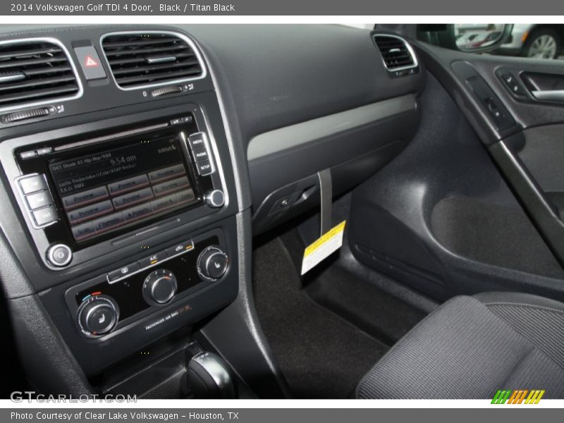 Black / Titan Black 2014 Volkswagen Golf TDI 4 Door