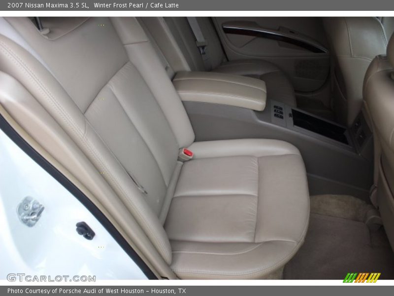 Winter Frost Pearl / Cafe Latte 2007 Nissan Maxima 3.5 SL