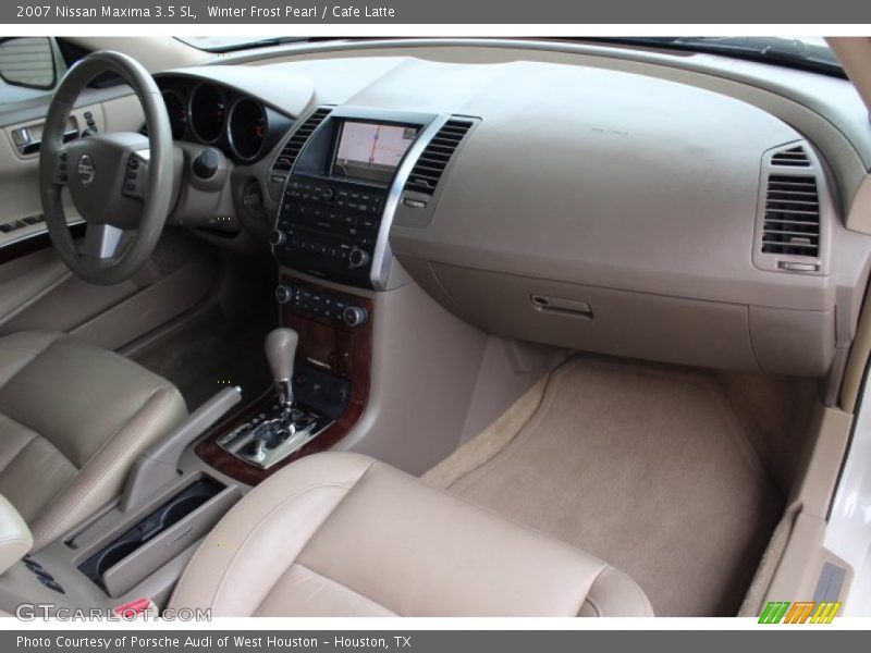 Winter Frost Pearl / Cafe Latte 2007 Nissan Maxima 3.5 SL
