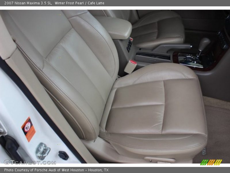 Winter Frost Pearl / Cafe Latte 2007 Nissan Maxima 3.5 SL