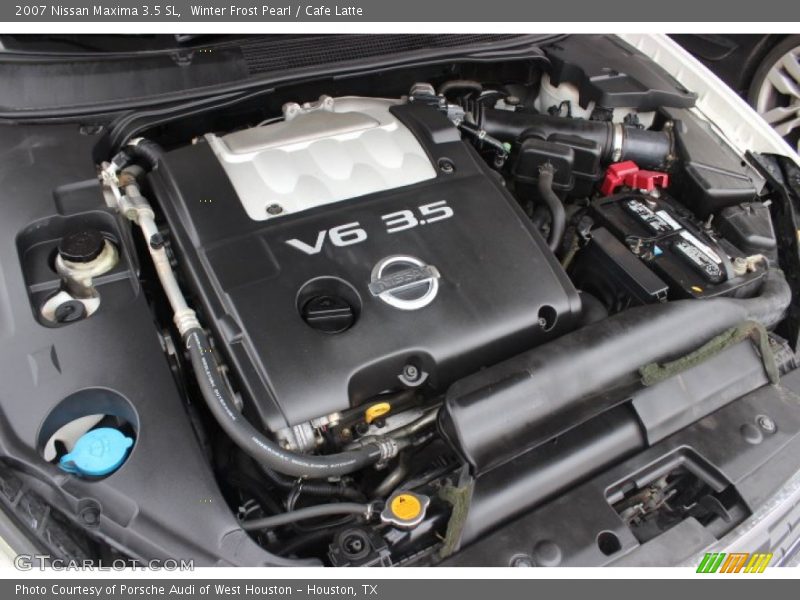 Winter Frost Pearl / Cafe Latte 2007 Nissan Maxima 3.5 SL