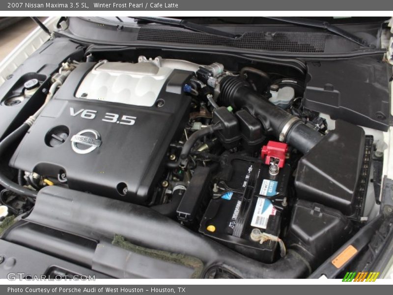 Winter Frost Pearl / Cafe Latte 2007 Nissan Maxima 3.5 SL