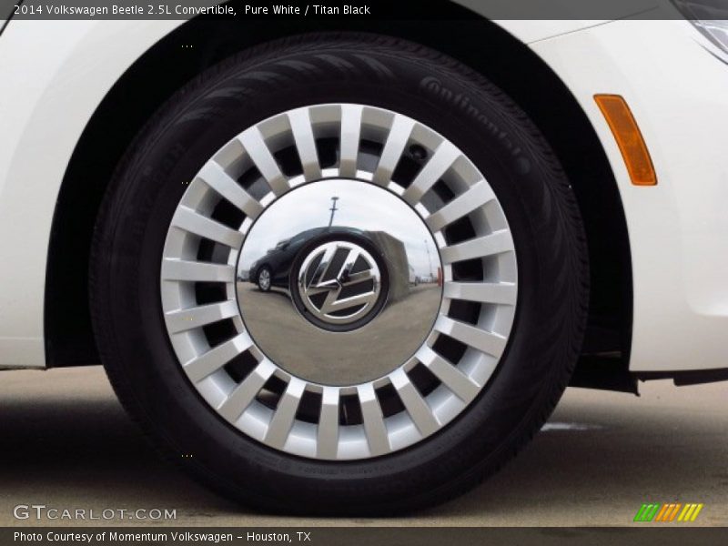 Pure White / Titan Black 2014 Volkswagen Beetle 2.5L Convertible