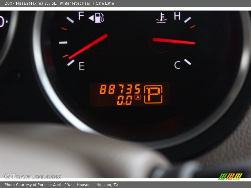 Winter Frost Pearl / Cafe Latte 2007 Nissan Maxima 3.5 SL