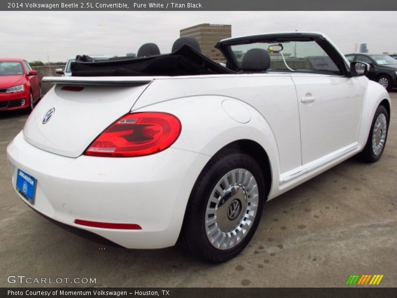 Pure White / Titan Black 2014 Volkswagen Beetle 2.5L Convertible