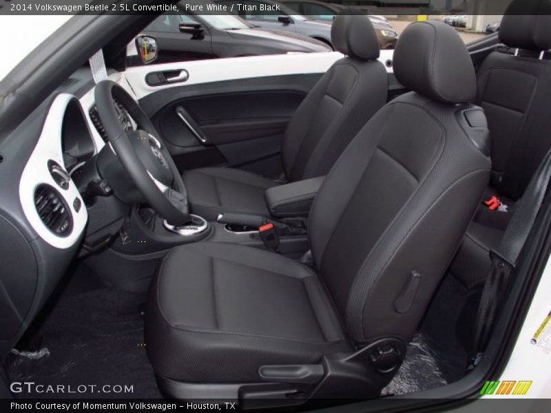Pure White / Titan Black 2014 Volkswagen Beetle 2.5L Convertible