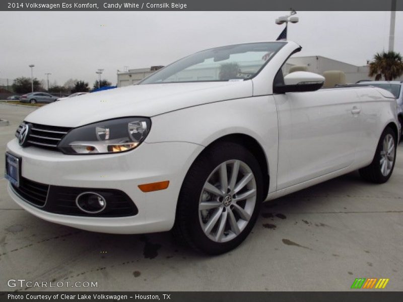 Candy White / Cornsilk Beige 2014 Volkswagen Eos Komfort