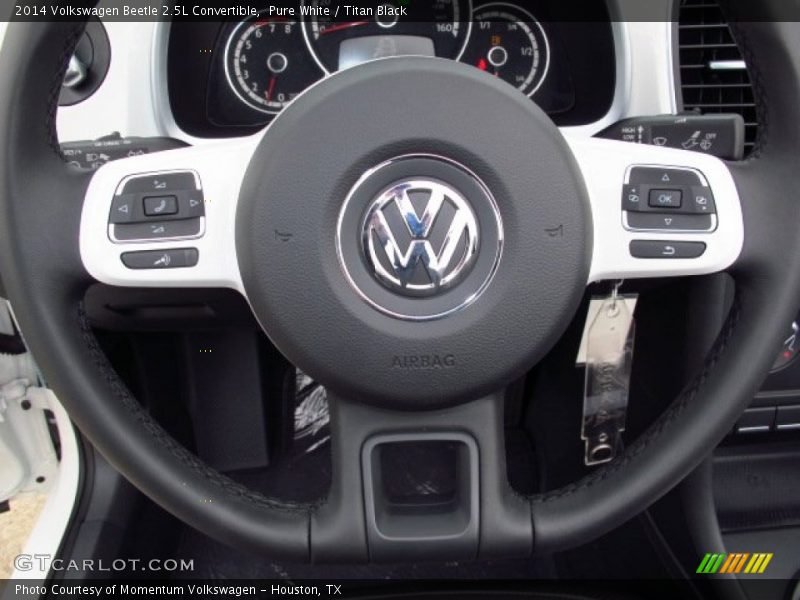 Pure White / Titan Black 2014 Volkswagen Beetle 2.5L Convertible