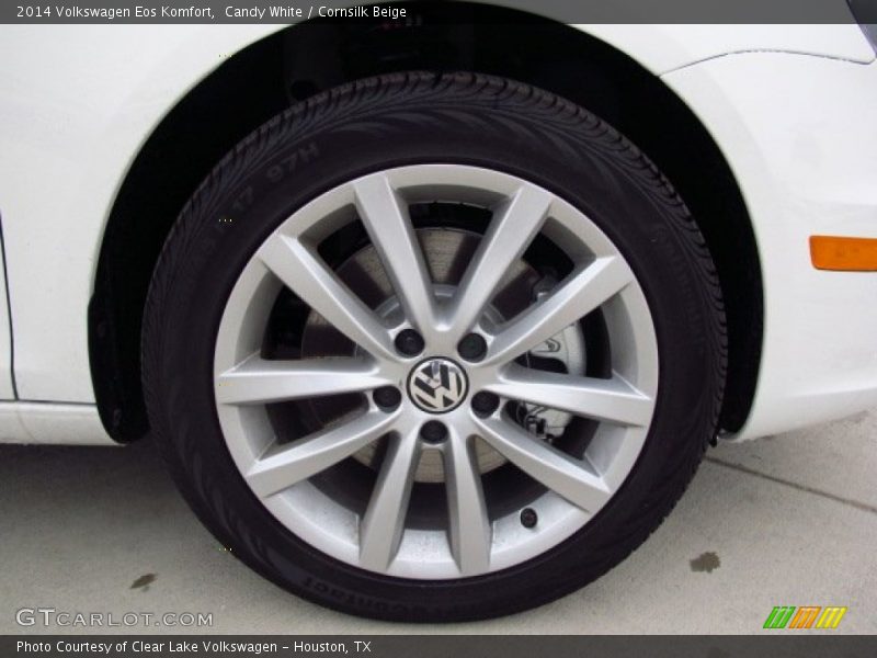 Candy White / Cornsilk Beige 2014 Volkswagen Eos Komfort