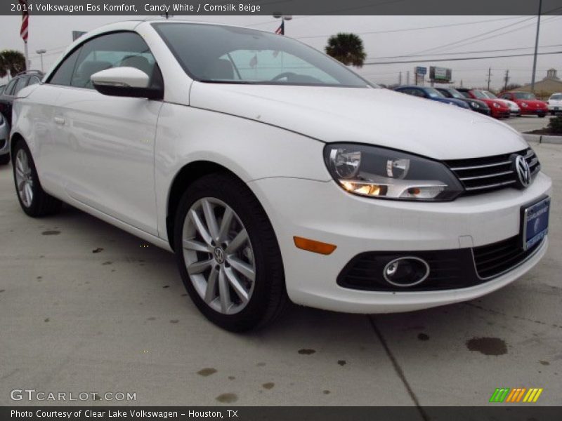 Candy White / Cornsilk Beige 2014 Volkswagen Eos Komfort