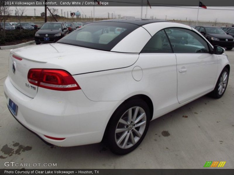 Candy White / Cornsilk Beige 2014 Volkswagen Eos Komfort