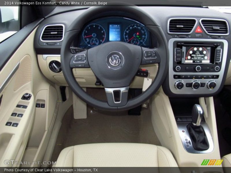 Candy White / Cornsilk Beige 2014 Volkswagen Eos Komfort