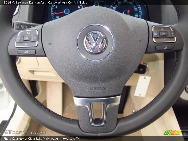 Candy White / Cornsilk Beige 2014 Volkswagen Eos Komfort
