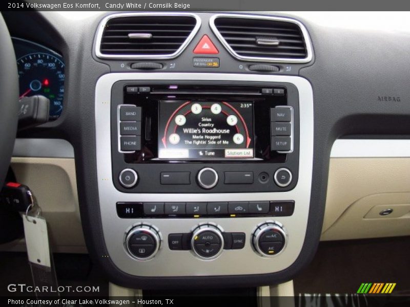 Candy White / Cornsilk Beige 2014 Volkswagen Eos Komfort