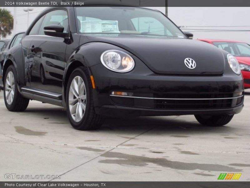 Black / Beige 2014 Volkswagen Beetle TDI