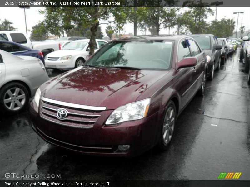 Cassis Red Pearl / Dark Charcoal 2005 Toyota Avalon Touring