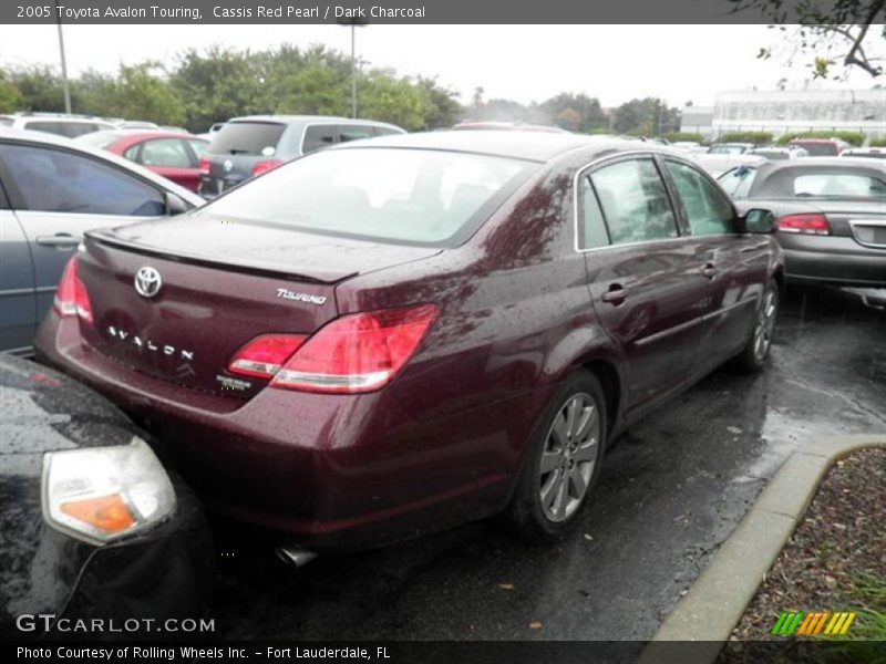 Cassis Red Pearl / Dark Charcoal 2005 Toyota Avalon Touring