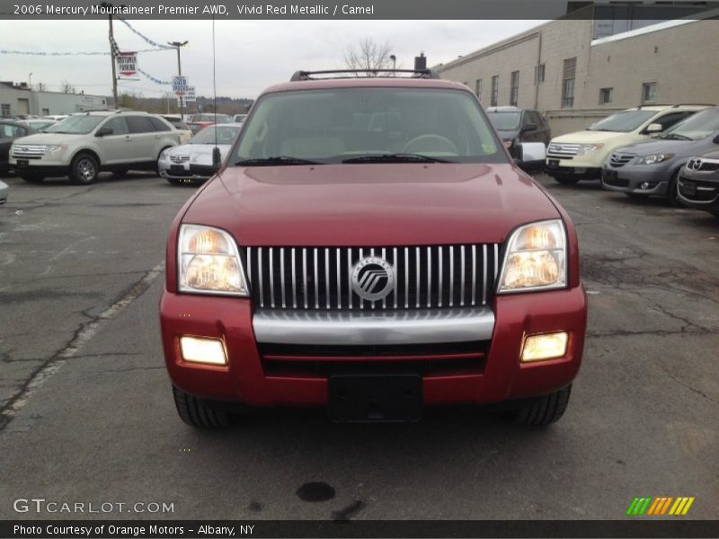 Vivid Red Metallic / Camel 2006 Mercury Mountaineer Premier AWD