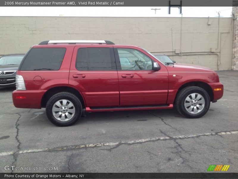 Vivid Red Metallic / Camel 2006 Mercury Mountaineer Premier AWD