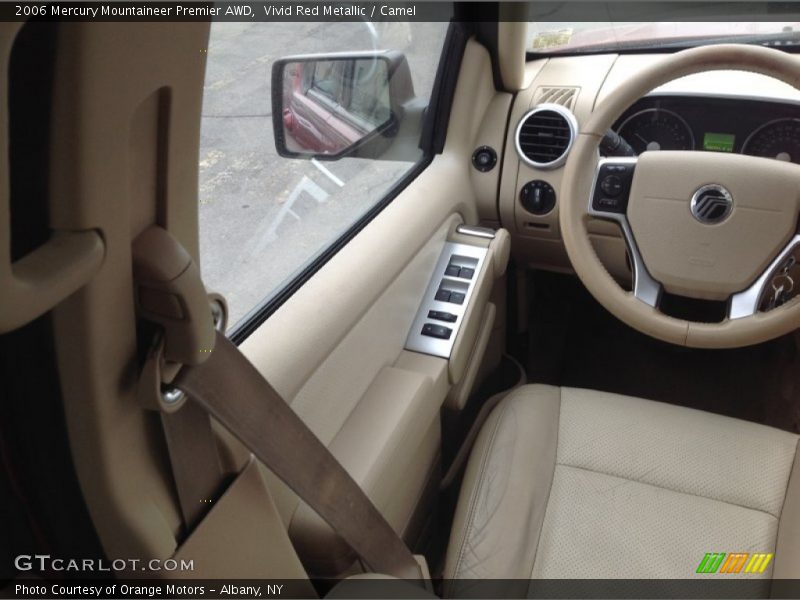 Vivid Red Metallic / Camel 2006 Mercury Mountaineer Premier AWD