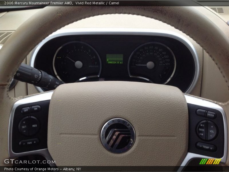 Vivid Red Metallic / Camel 2006 Mercury Mountaineer Premier AWD